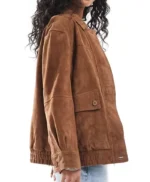 Lucy Freyer Adults S01 Brown Suede Jacket