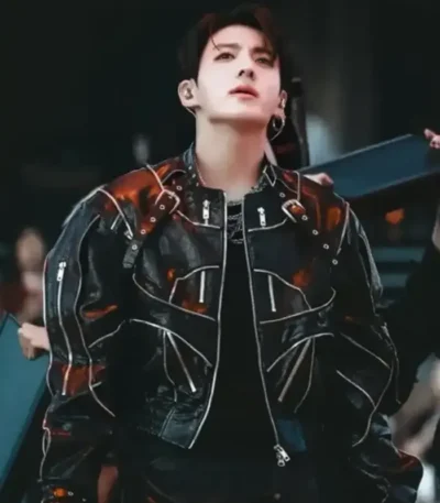 Stanford BTS World Tour 2026 Jungkook Leather Jacket