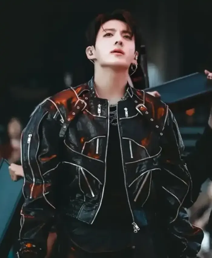 Stanford BTS World Tour 2026 Jungkook Leather Jacket Stanford BTS World Tour 2026 Jungkook Leather Jacket