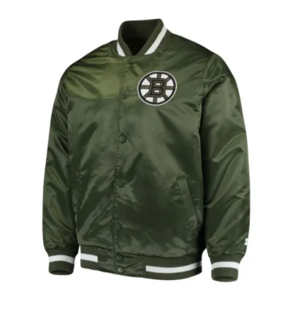 Starter Boston Bruins Green Jacket