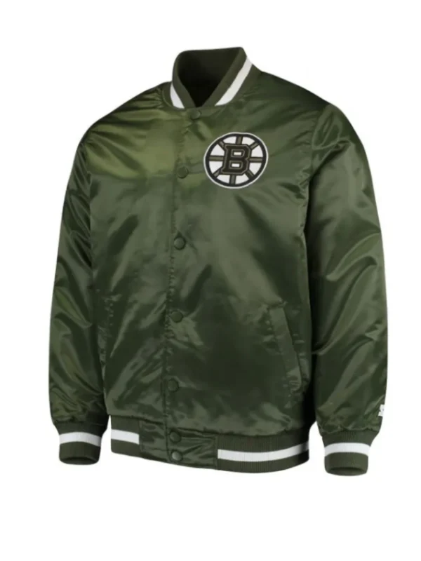 Starter Boston Bruins Green Jacket