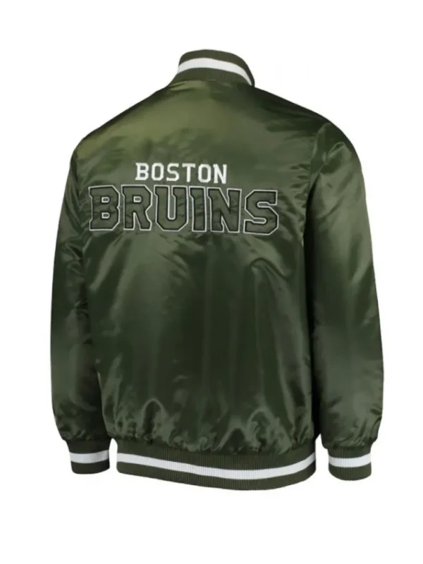 Starter Boston Bruins Green Jacket