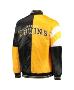 Black/Gold Boston Bruins The Leader Satin Jacket