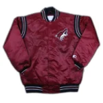 Arizona Coyotes Satin Maroon Jacket