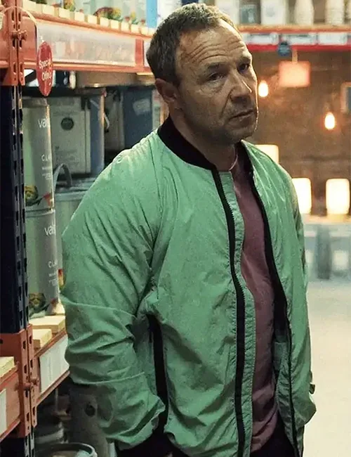 Stephen Graham Adolescence S01 Green Jacket Stephen Graham Adolescence S01 Green Jacket