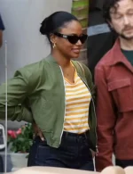 Taylour Paige Beverly Hills Cop: Axel F Bomber Jacket