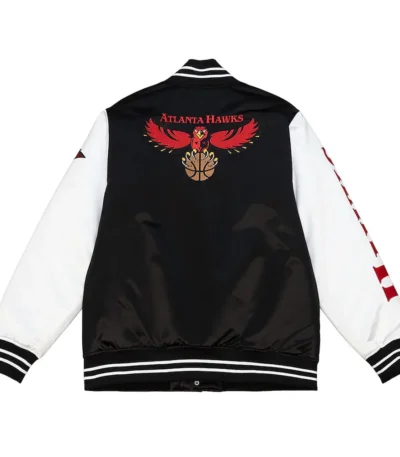 Team Origins Atlanta Hawks Black and White Jacket