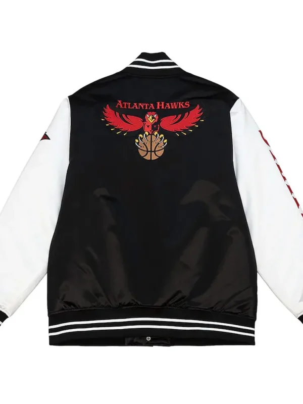 Team Origins Atlanta Hawks Black and White Jacket
