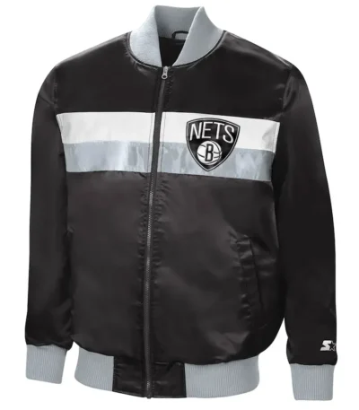 The Ambassador Brooklyn Nets Satin Jacket