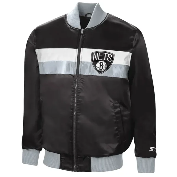 The Ambassador Brooklyn Nets Satin Jacket