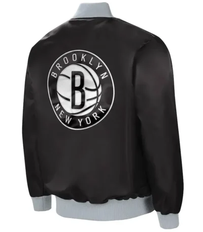 The Ambassador Brooklyn Nets Satin Jacket