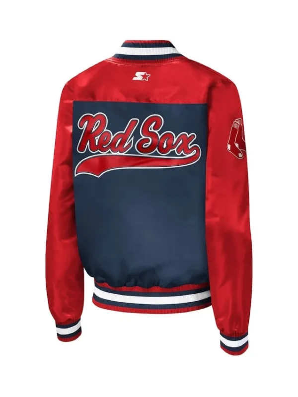 Boston Red Sox The Legend Red/Blue Satin Jacket
