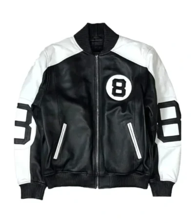 The Original 8 Ball Leather Bomber Jacket