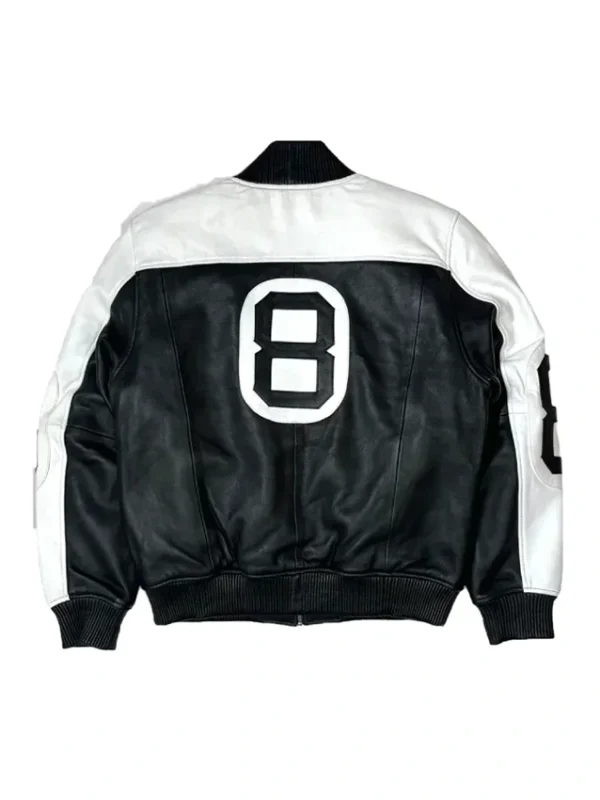 The Original 8 Ball Leather Bomber Jacket