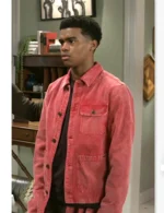 Tyrell Richardson Beyond the Gates Red Corduroy Jacket