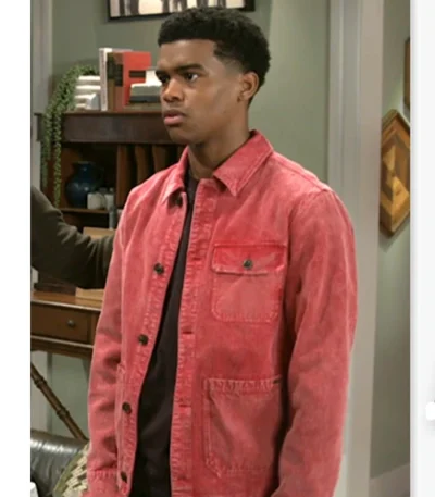 Tyrell Richardson Beyond the Gates Red Corduroy Jacket