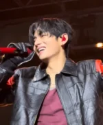 BTS Swimside Event Kim Taehyung USA Leather Jacket