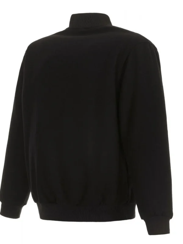 Varsity Atlanta Hawks Black Wool Jacket
