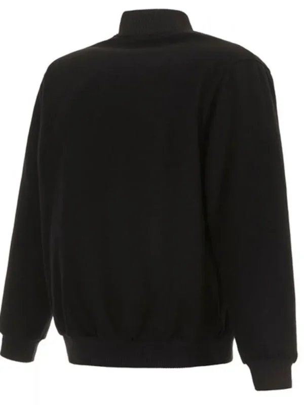 Varsity Brooklyn Nets Black Wool Jacket