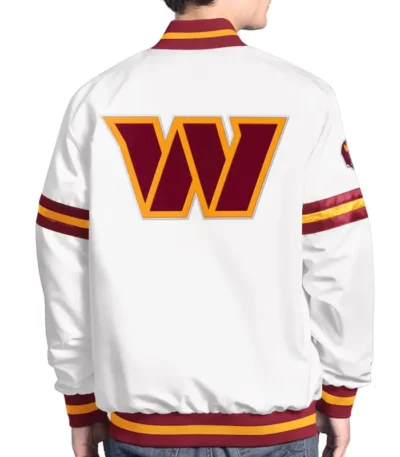 Washington Commanders Scout Varsity Satin Jacket