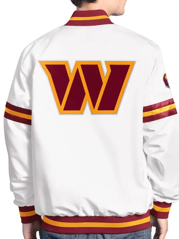 Washington Commanders Scout Varsity Satin Jacket