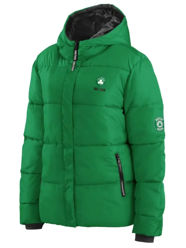 Women’s Boston Celtics Winter Puffer Jacket