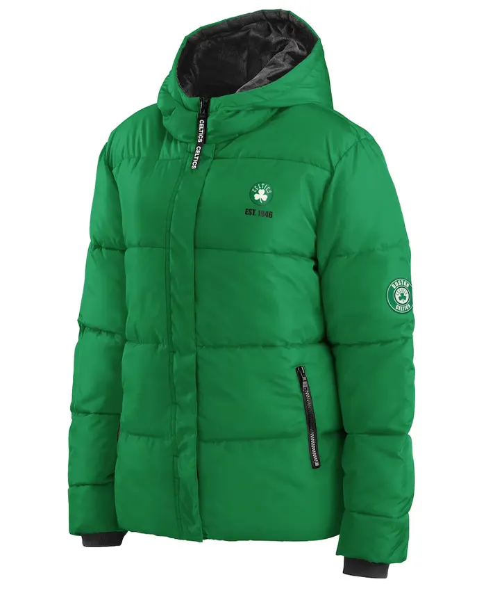 Women’s Boston Celtics Winter Puffer Jacket Women’s Boston Celtics Winter Puffer Jacket