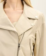 Women’s Stylish Asymmetrical Biker Leather Jacket