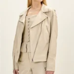 Women’s Stylish Asymmetrical Biker Leather Jacket