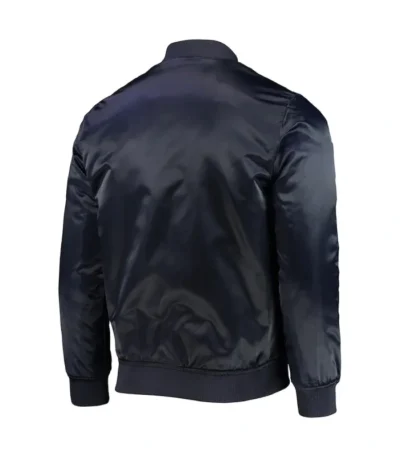 Boston Red Sox Wordmark Navy Satin Jacket