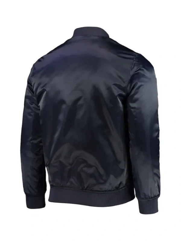 Boston Red Sox Wordmark Navy Satin Jacket