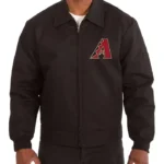Workwear Arizona Diamondbacks Black Cotton Jacket