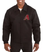 Workwear Arizona Diamondbacks Black Cotton Jacket