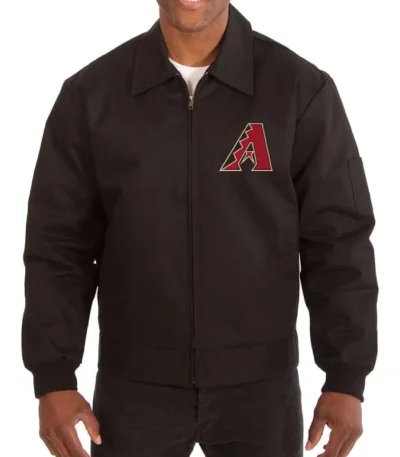 Workwear Arizona Diamondbacks Black Cotton Jacket