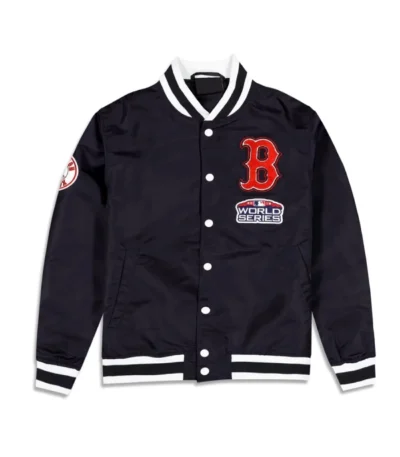 World Series Boston Red Sox Logo Select Black Jacket