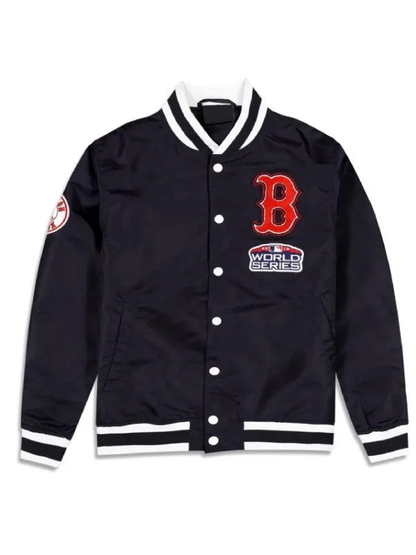 World Series Boston Red Sox Logo Select Black Jacket