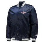 World Series Champions 2021 Atlanta Braves Navy Satin Jacket