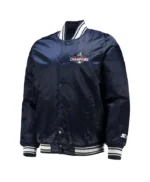 World Series Champions 2021 Atlanta Braves Navy Satin Jacket