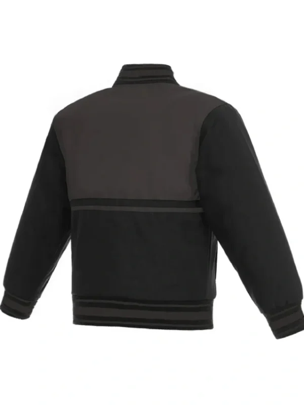 Poly Twill Youth Arizona Coyotes Gray/Black Jacket