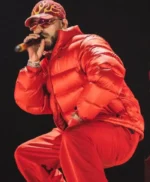 Colombia Ryan Castro Red Puffer Jacket