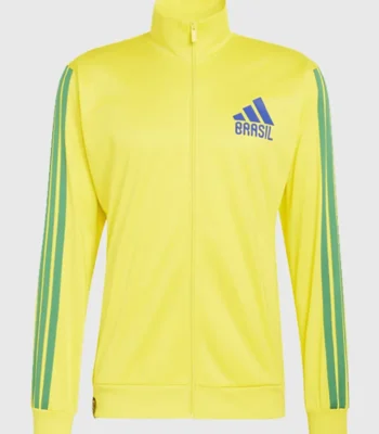 2026 FIFA World Cup Brazil Yellow Track Jacket