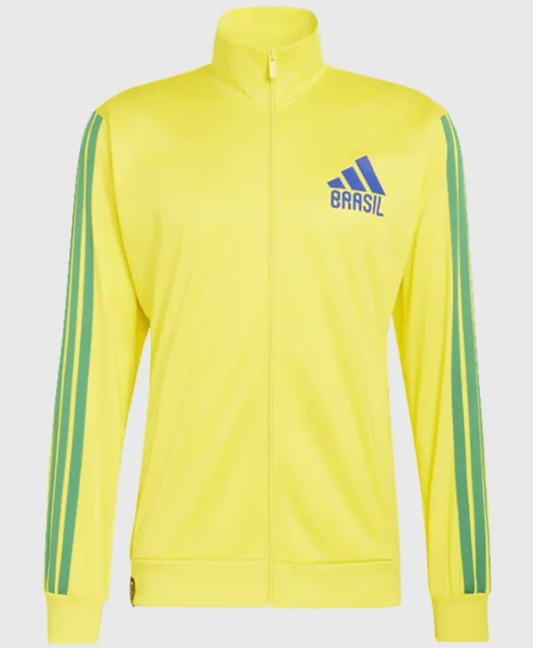 2026 FIFA World Cup Brazil Yellow Track Jacket
