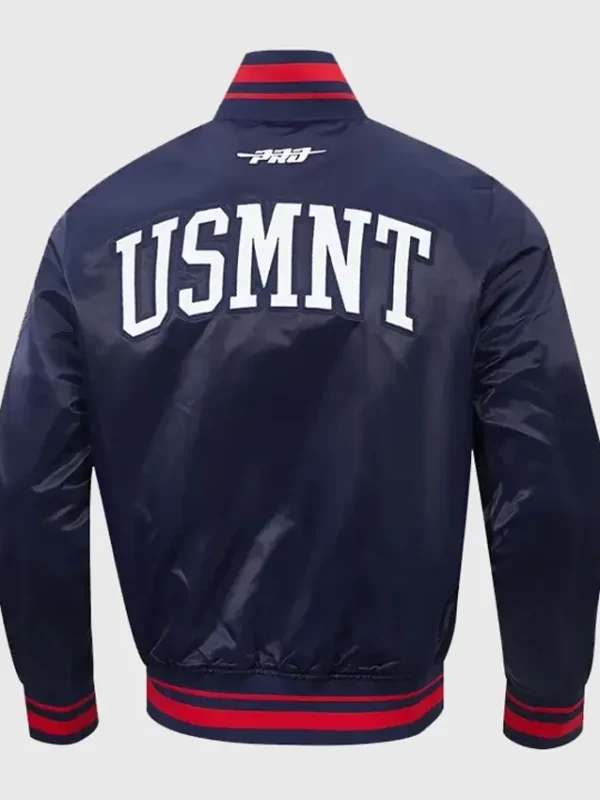 USMNT Classic Navy Satin Jacket
