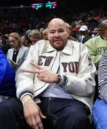 Fat Joe New York Knicks Cream Jacket