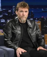 The Tonight Show 2026 Sam Worthington Leather Jacket