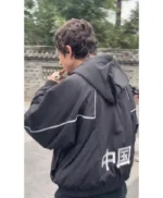 Timothee Chalamet Chinese Marty Supreme Black Jacket