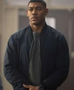 Aaron Pierre Lanterns Black Bomber Jacket