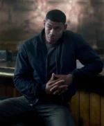Aaron Pierre Lanterns Black Bomber Jacket