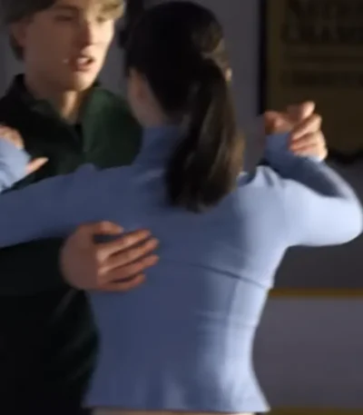 Adriana Russo Finding Her Edge Blue Jacket