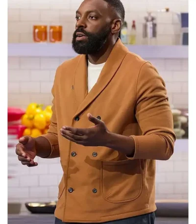 Alex Vs. America Eric Adjepong Brown Peacoat